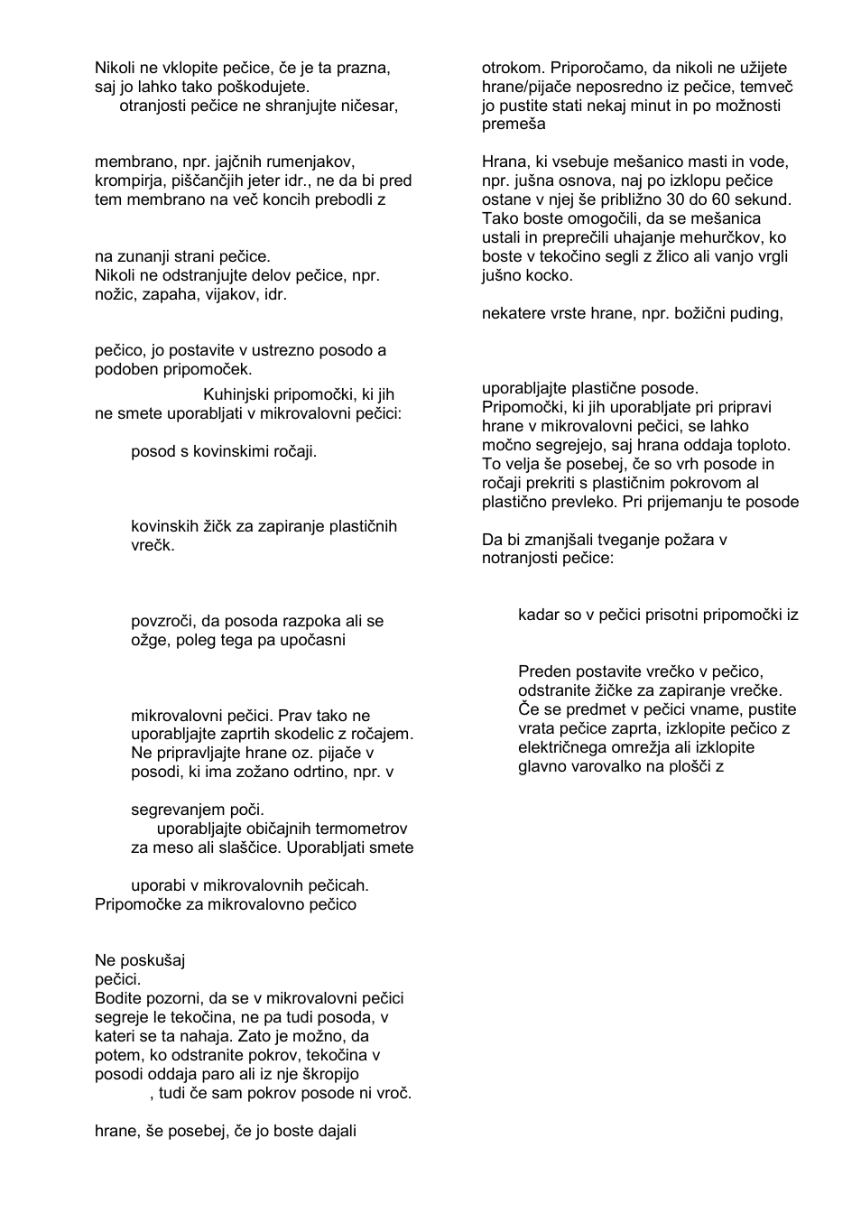 Gorenje MO-20 DCE User Manual | Page 5 / 97