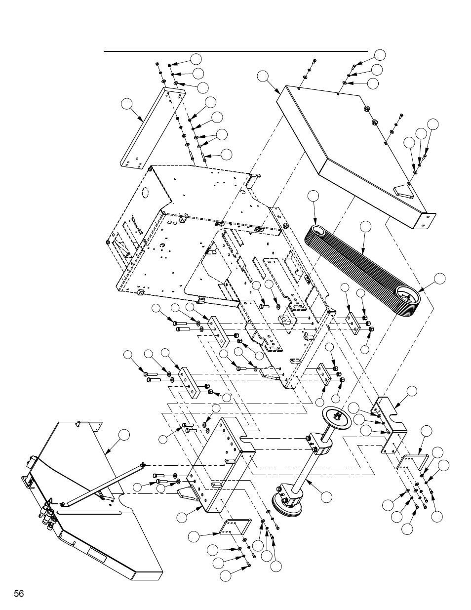 Optional 48" blade conversion assembly | Diamond Products CC6540E User Manual | Page 56 / 76