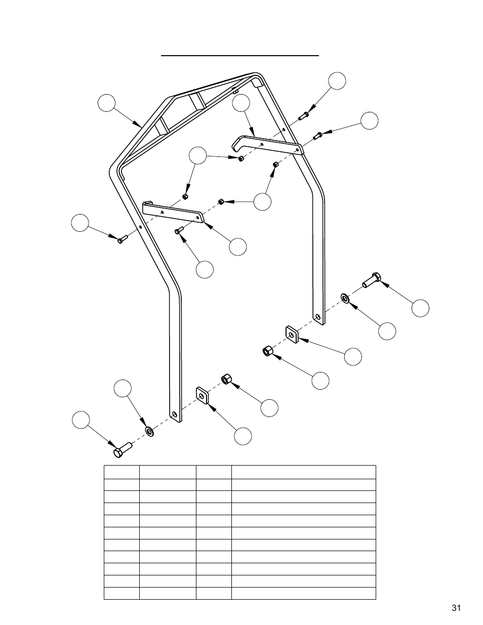 Frame lift assembly | Diamond Products CC6550XLS User Manual | Page 31 / 76