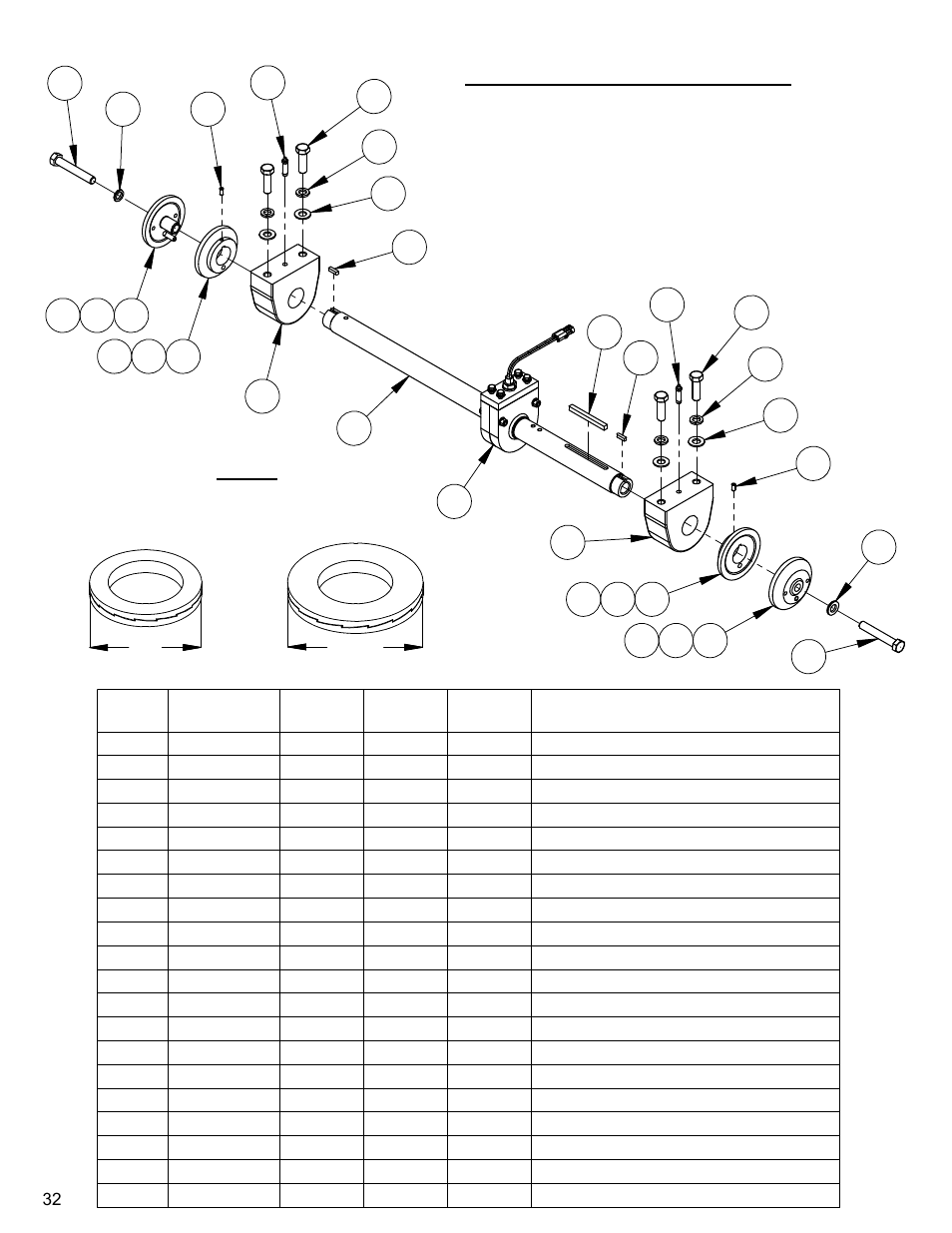 Blade shaft assembly | Diamond Products CC6550XLS User Manual | Page 32 / 76