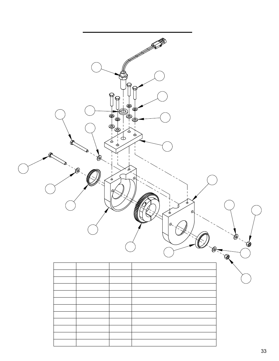 Shaft tach gear assembly | Diamond Products CC6550XLS User Manual | Page 33 / 76