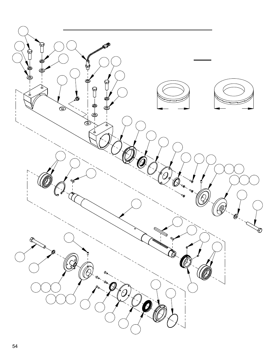 Optional oil bath blade shaft assembly | Diamond Products CC6550XLS User Manual | Page 54 / 76