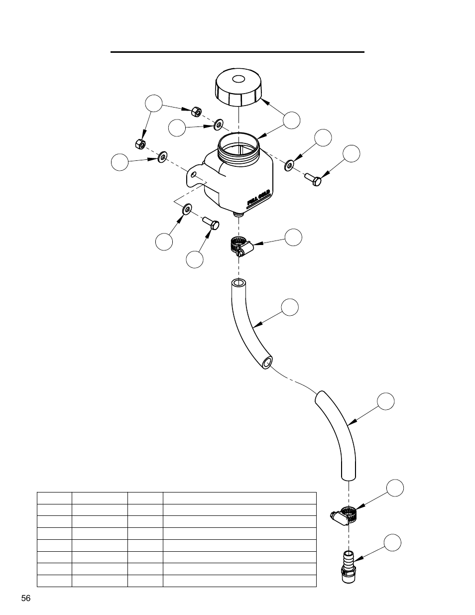 Optional oil expansion tank assembly | Diamond Products CC6550XLS User Manual | Page 56 / 76
