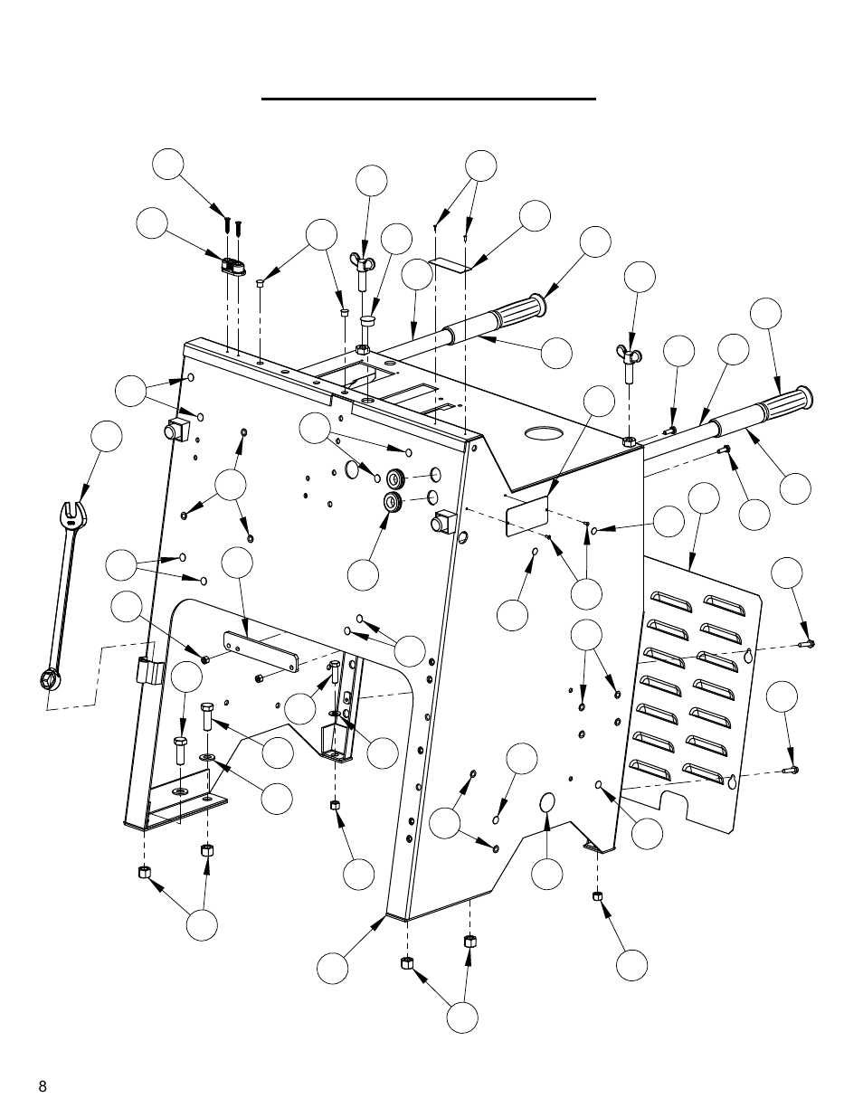 Frame upright assembly | Diamond Products CC6550XLS User Manual | Page 8 / 76