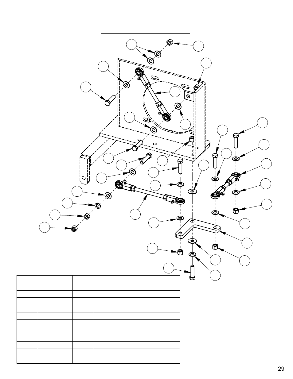 Linkage assembly | Diamond Products CC6560XLS User Manual | Page 29 / 88