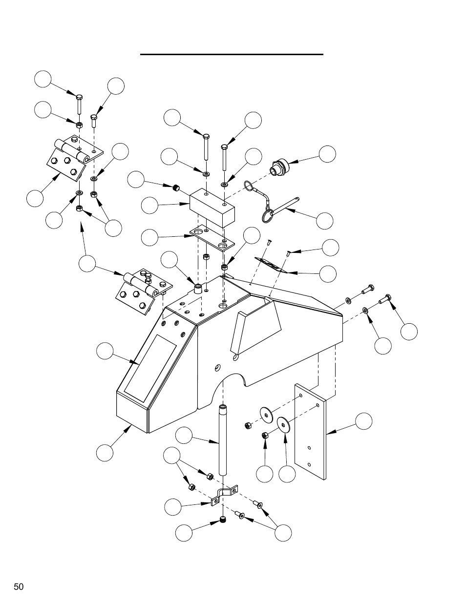 14" blade guard assembly, 14” blade guard assembly | Diamond Products CC6560XLS User Manual | Page 50 / 88