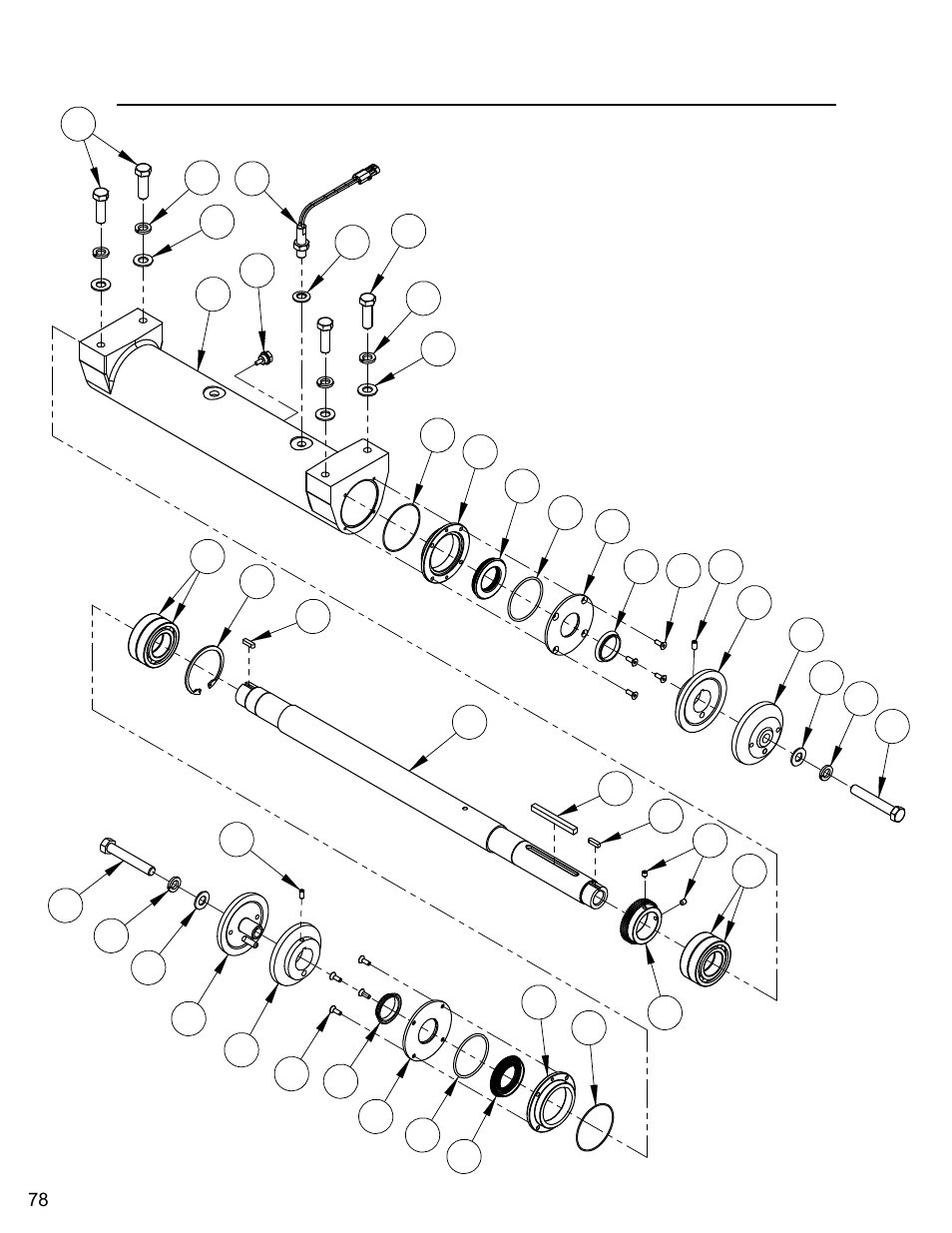 Optional oil bath blade shaft assembly | Diamond Products CC6560XLS User Manual | Page 78 / 88