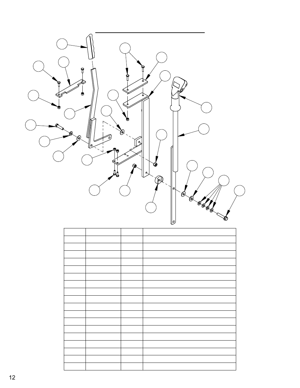 Control lever assembly | Diamond Products CC6566 User Manual | Page 12 / 84