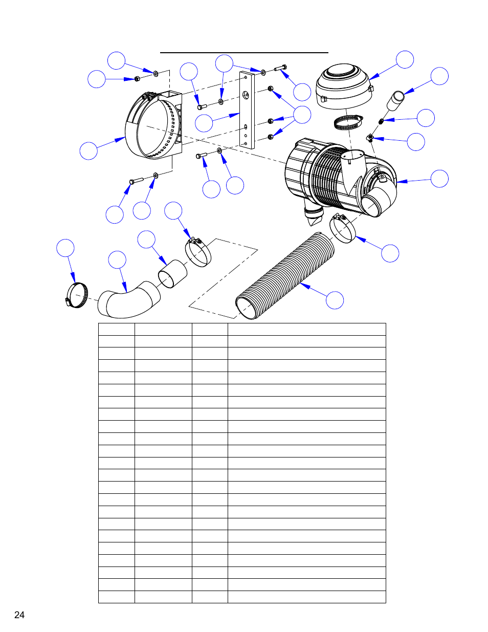 Air cleaner assembly | Diamond Products CC6566 User Manual | Page 24 / 84
