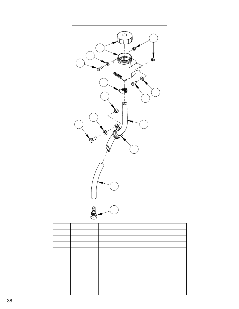 Expansion tank assembly | Diamond Products CC6566 User Manual | Page 38 / 84