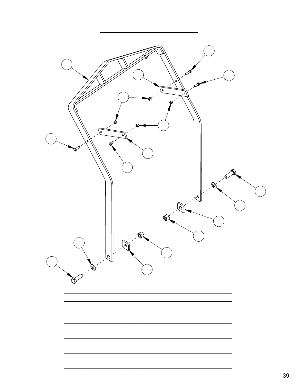 Frame lift assembly | Diamond Products CC6566 User Manual | Page 39 / 84