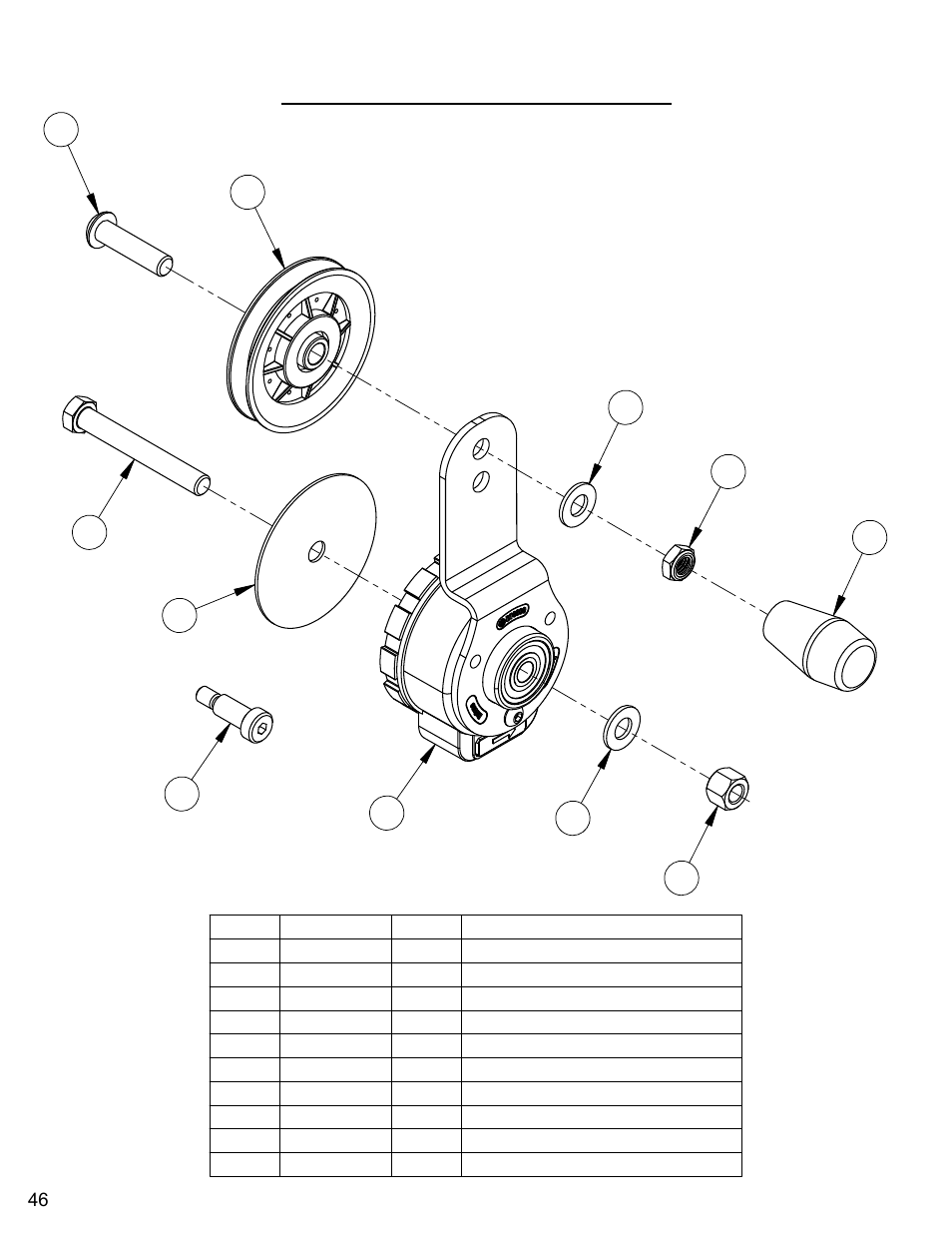 Rotary tensioner assembly | Diamond Products CC6566 User Manual | Page 46 / 84