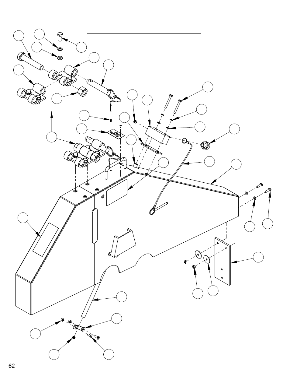 30" blade guard assembly, 30” blade guard assembly | Diamond Products CC6566 User Manual | Page 62 / 84