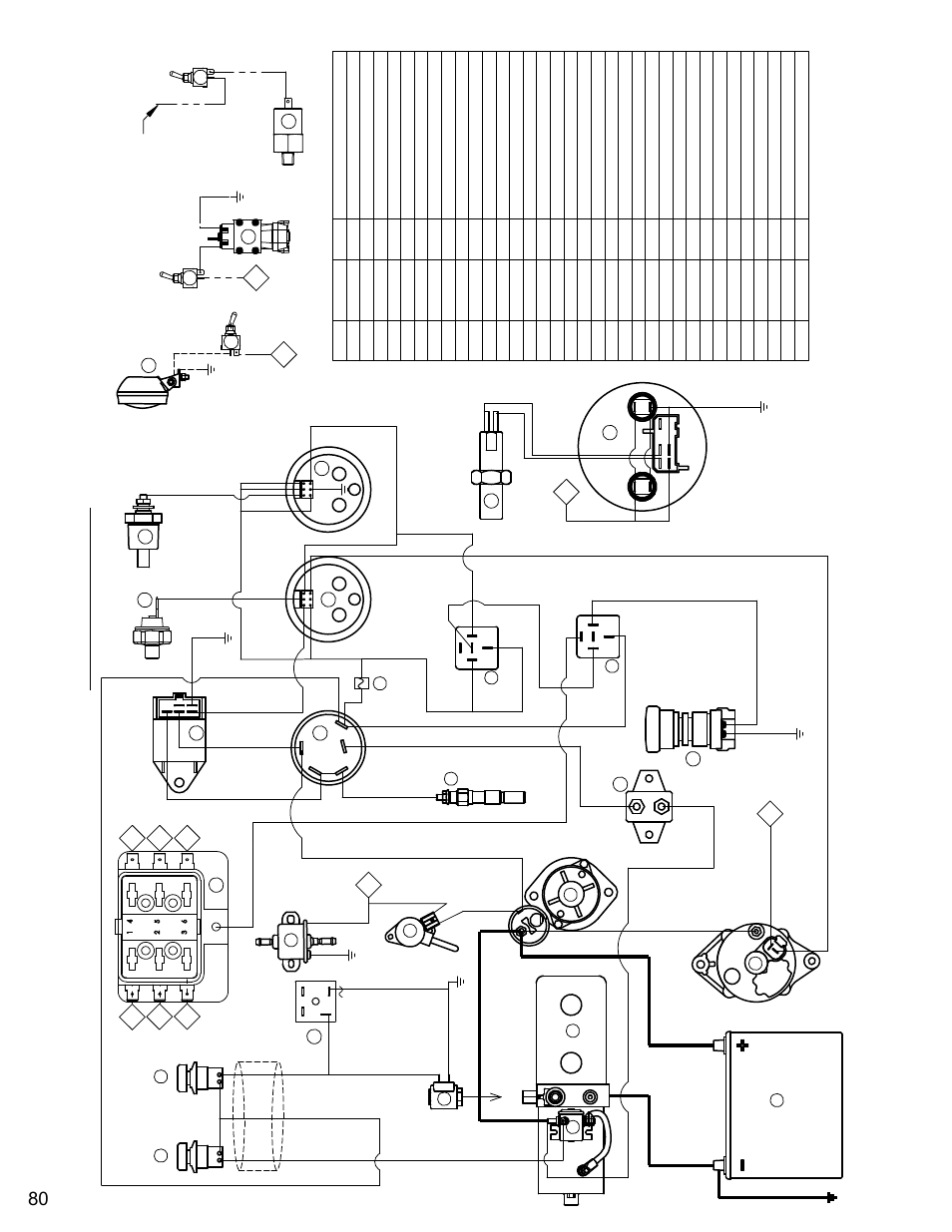 Wiring diagram, Cc6566 wiring diagram, 5so co rd | 5 4-way r1, R3 term #85 2 | Diamond Products CC6566 User Manual | Page 80 / 84