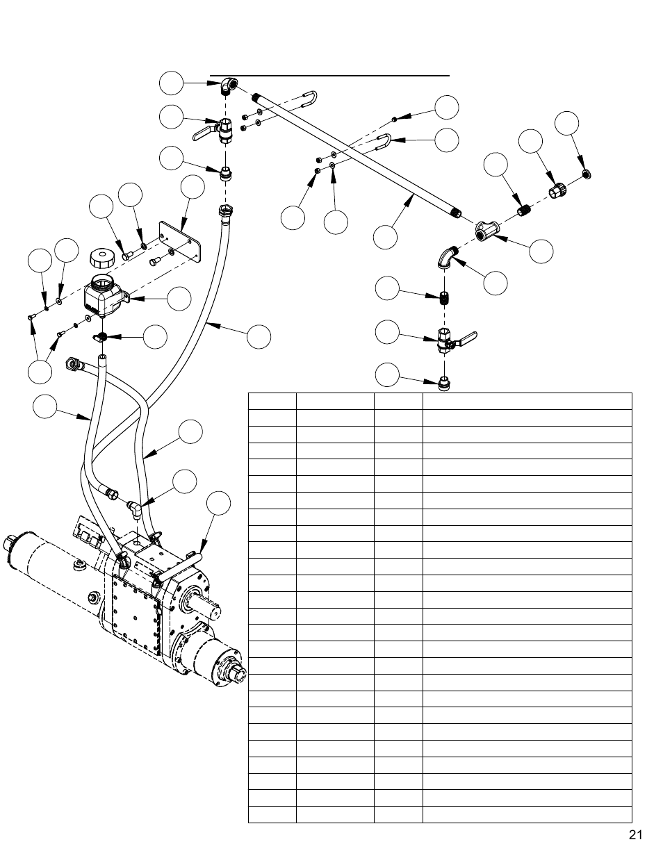 Water supply assembly | Diamond Products CC6566-3 speed User Manual | Page 21 / 80