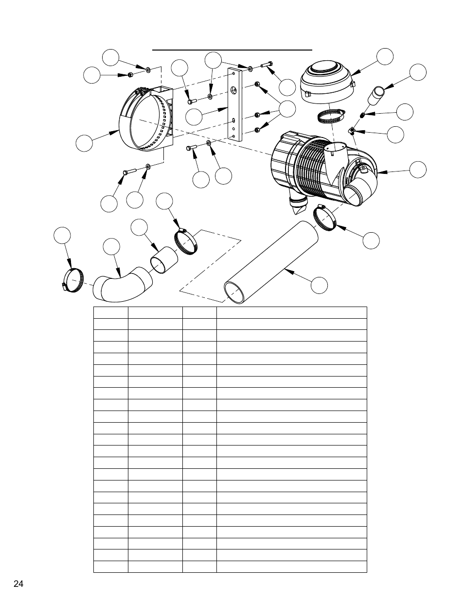 Air cleaner assembly | Diamond Products CC6566-3 speed User Manual | Page 24 / 80