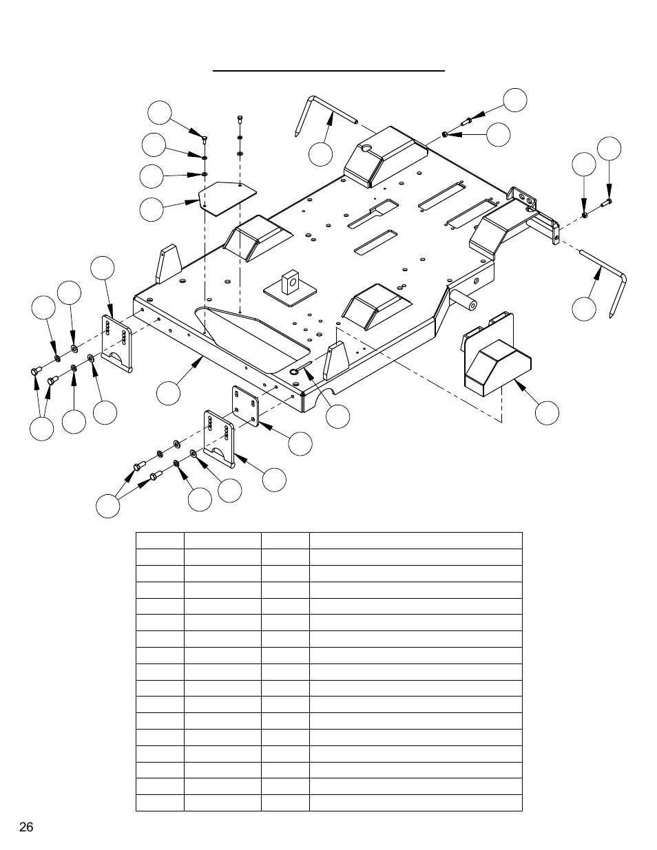 Frame base assembly | Diamond Products CC6566-3 speed User Manual | Page 26 / 80