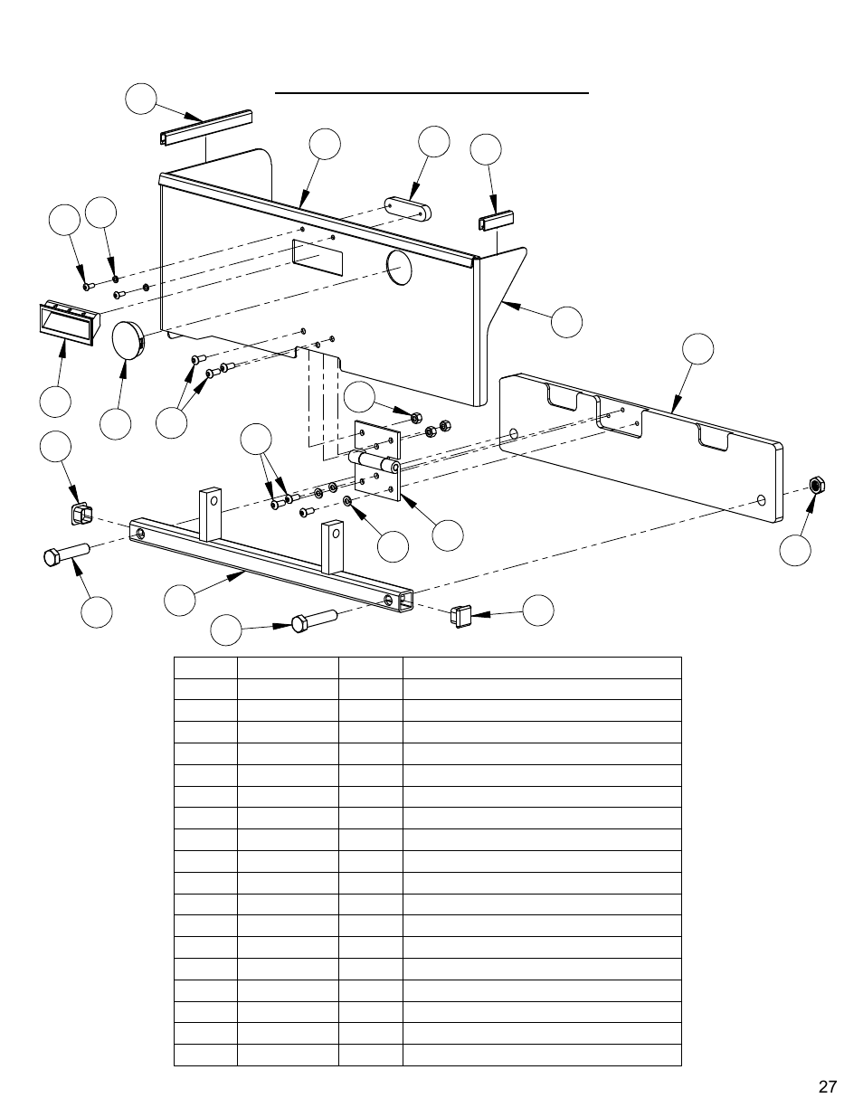 Access door assembly | Diamond Products CC6566-3 speed User Manual | Page 27 / 80