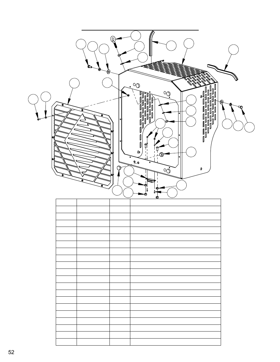 Radiator shroud assembly | Diamond Products CC6566-3 speed User Manual | Page 52 / 80