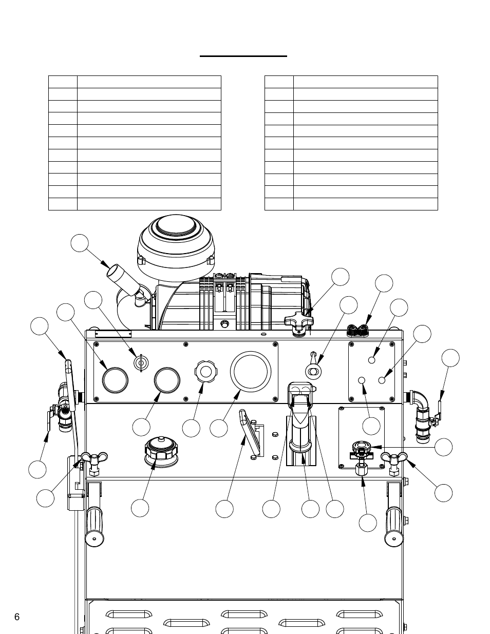 Controls legend | Diamond Products CC6566-3 speed User Manual | Page 6 / 80