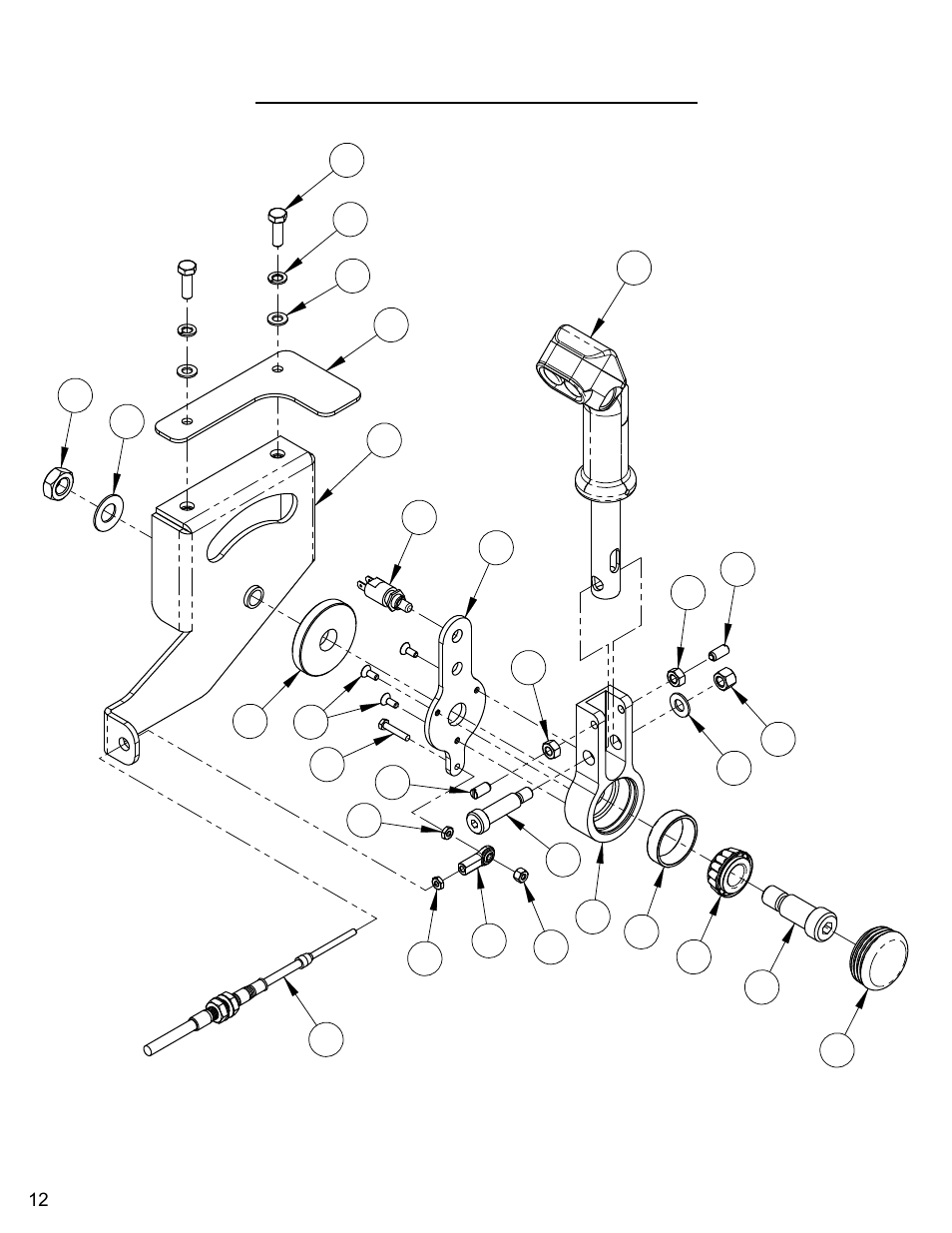 Speed control lever assembly | Diamond Products CC7070 User Manual | Page 12 / 88