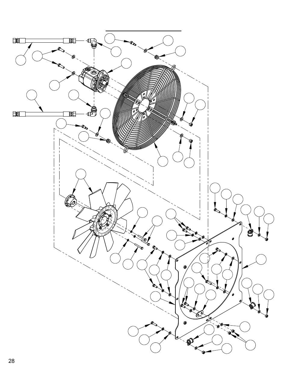 Fan assembly | Diamond Products CC7070 User Manual | Page 28 / 88