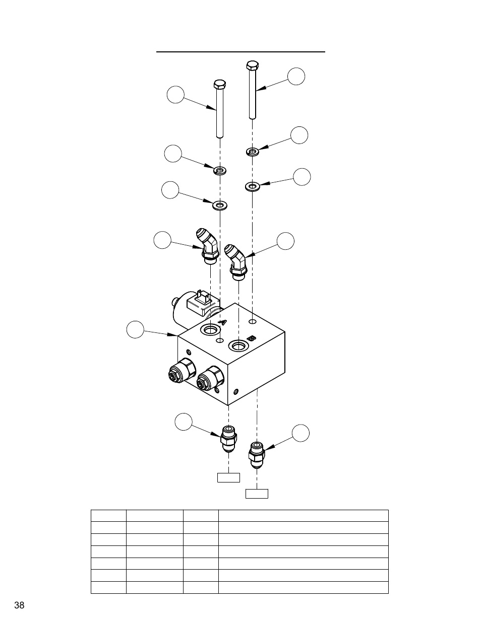 Valve block assembly | Diamond Products CC7070 User Manual | Page 38 / 88