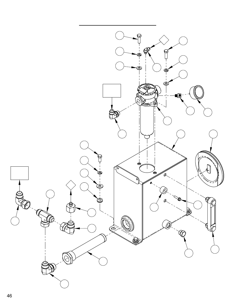 Reservoir assembly | Diamond Products CC7070 User Manual | Page 46 / 88