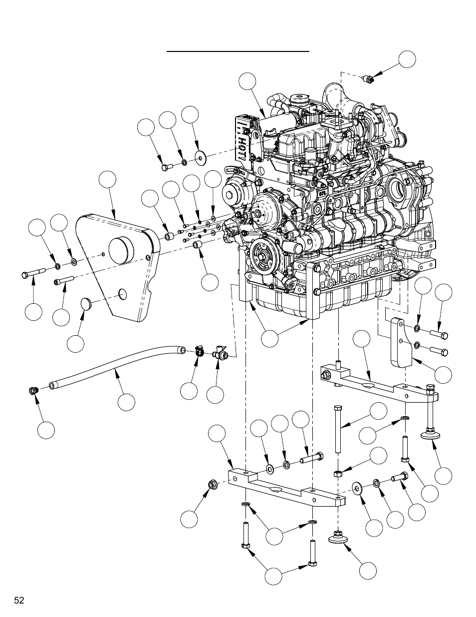 Engine assembly | Diamond Products CC7070 User Manual | Page 52 / 88