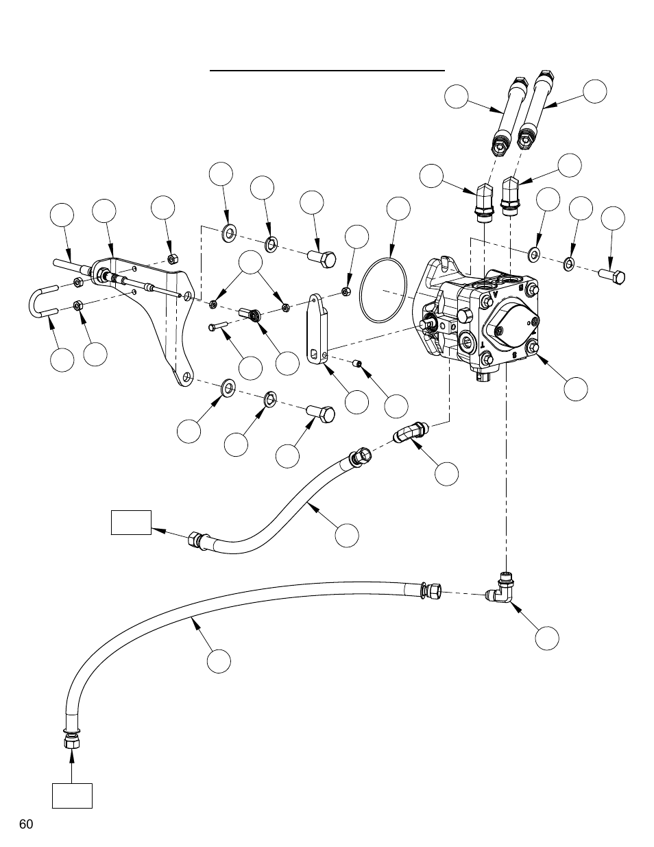 Hydro pump assembly | Diamond Products CC7070 User Manual | Page 60 / 88