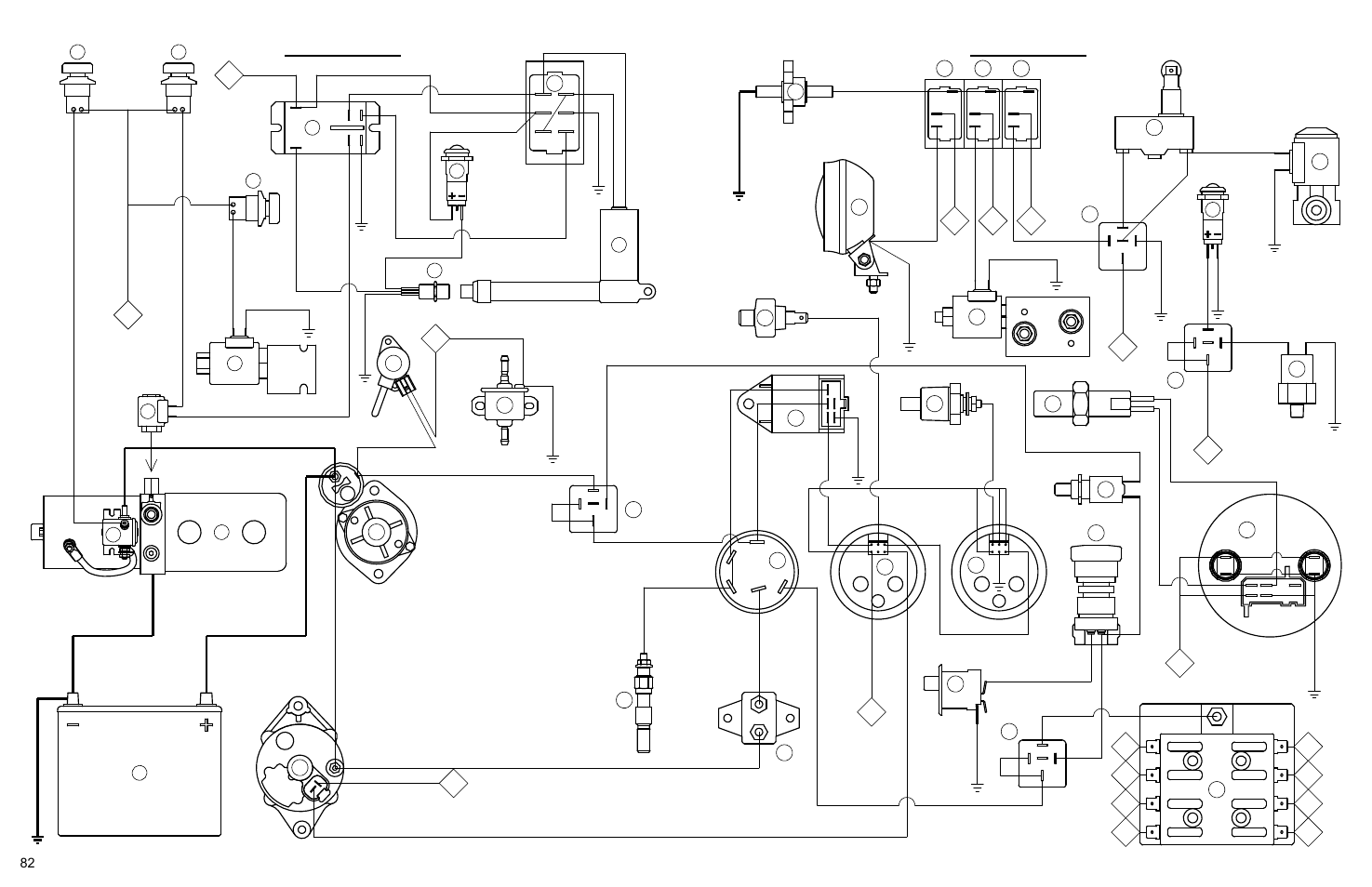 Wiring diagram | Diamond Products CC7070 User Manual | Page 82 / 88