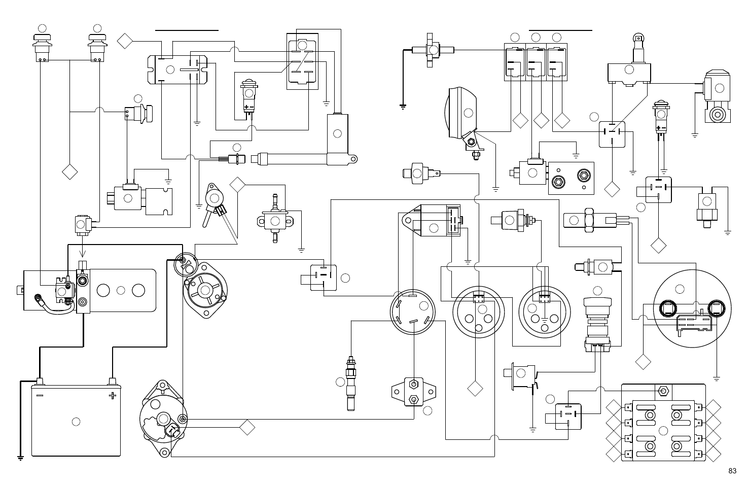 Wiring diagram | Diamond Products CC7070 User Manual | Page 83 / 88