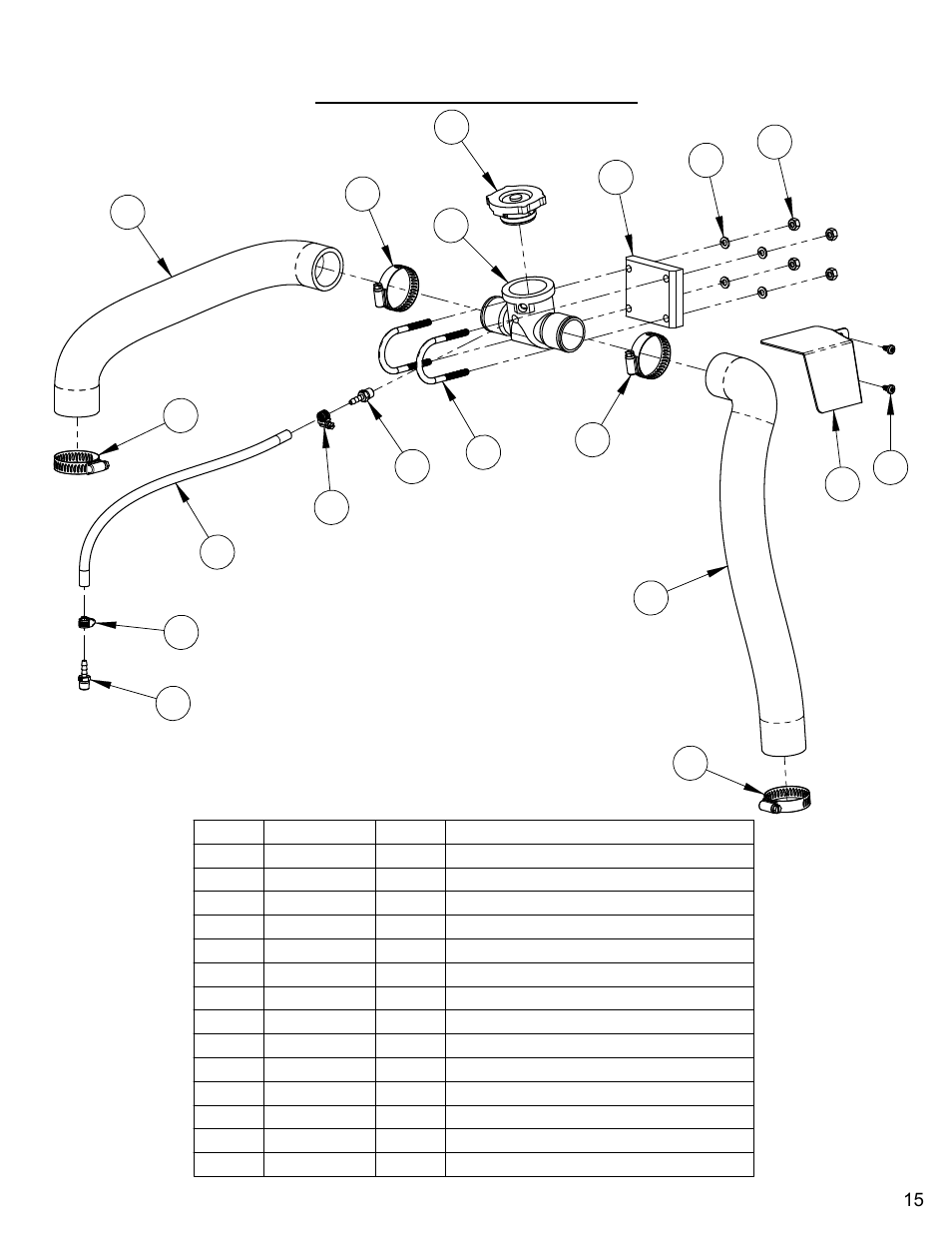 Filler neck assembly | Diamond Products CC7074 User Manual | Page 15 / 92