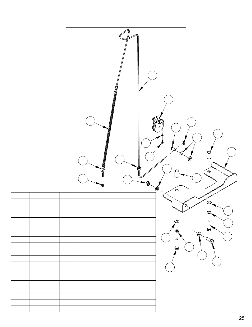 Depth indicator cable assembly | Diamond Products CC7074 User Manual | Page 25 / 92