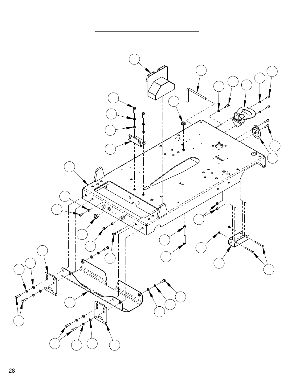 Frame base assembly | Diamond Products CC7074 User Manual | Page 28 / 92