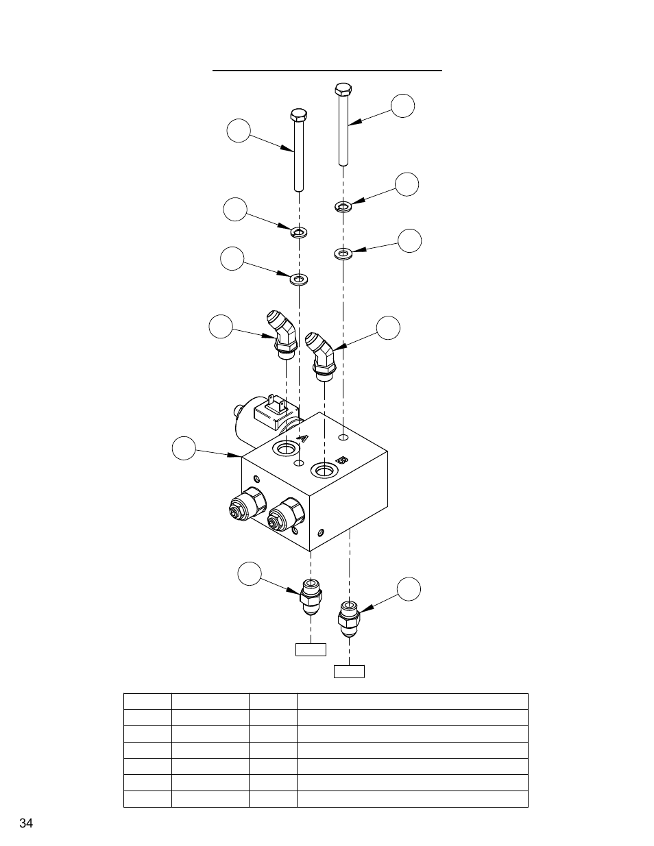 Valve block assembly | Diamond Products CC7074 User Manual | Page 34 / 92