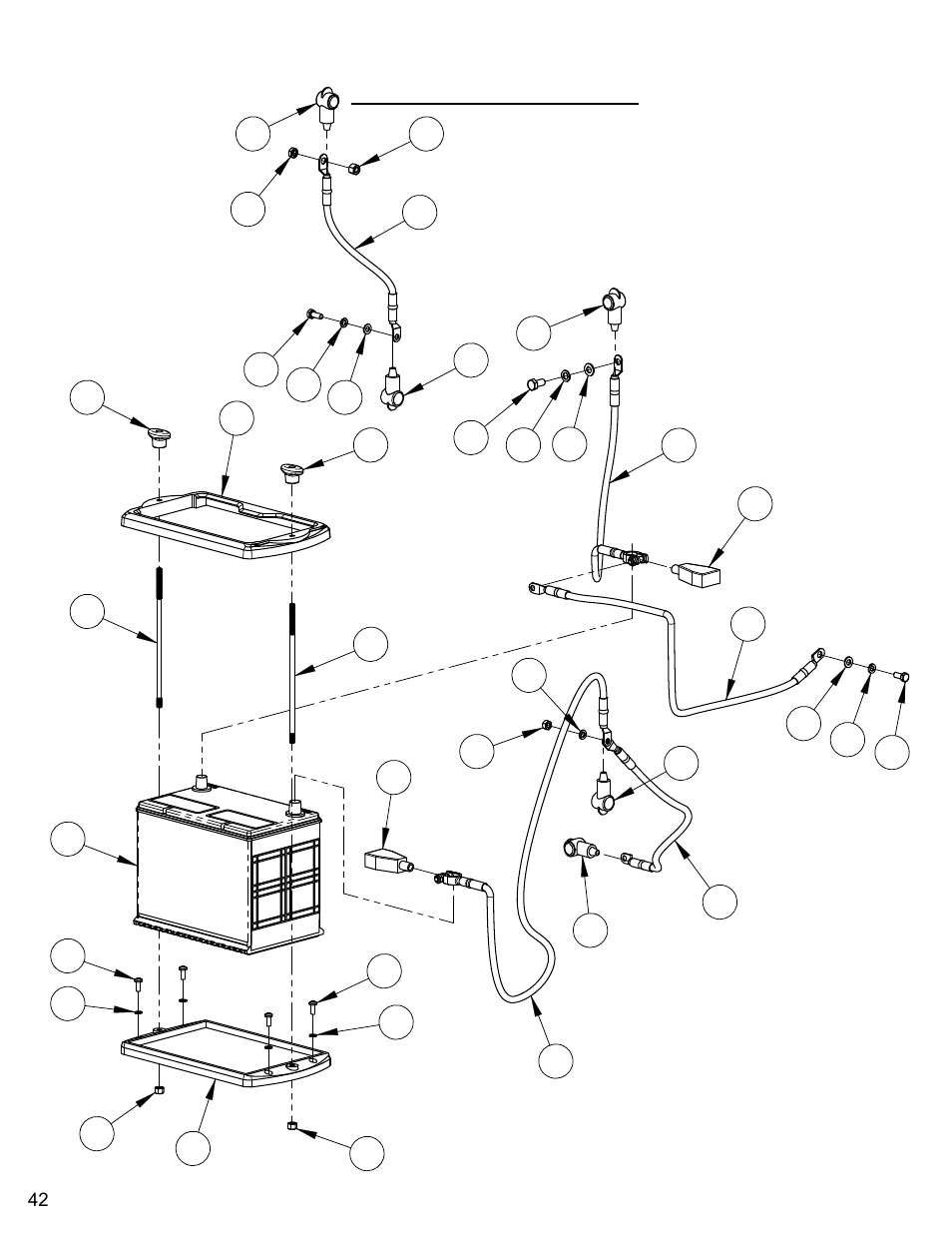 Battery assembly | Diamond Products CC7074 User Manual | Page 42 / 92