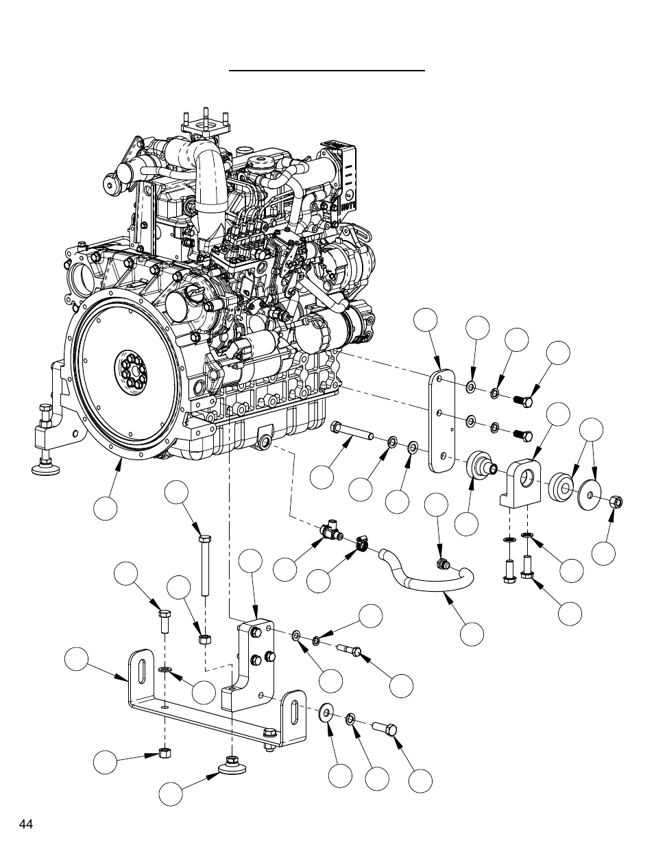 Engine assembly | Diamond Products CC7074 User Manual | Page 44 / 92