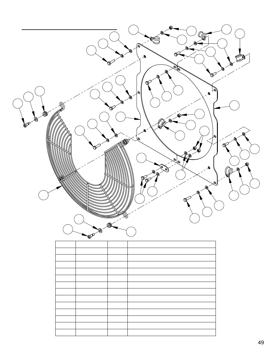 Fan shroud assembly | Diamond Products CC7074 User Manual | Page 49 / 92