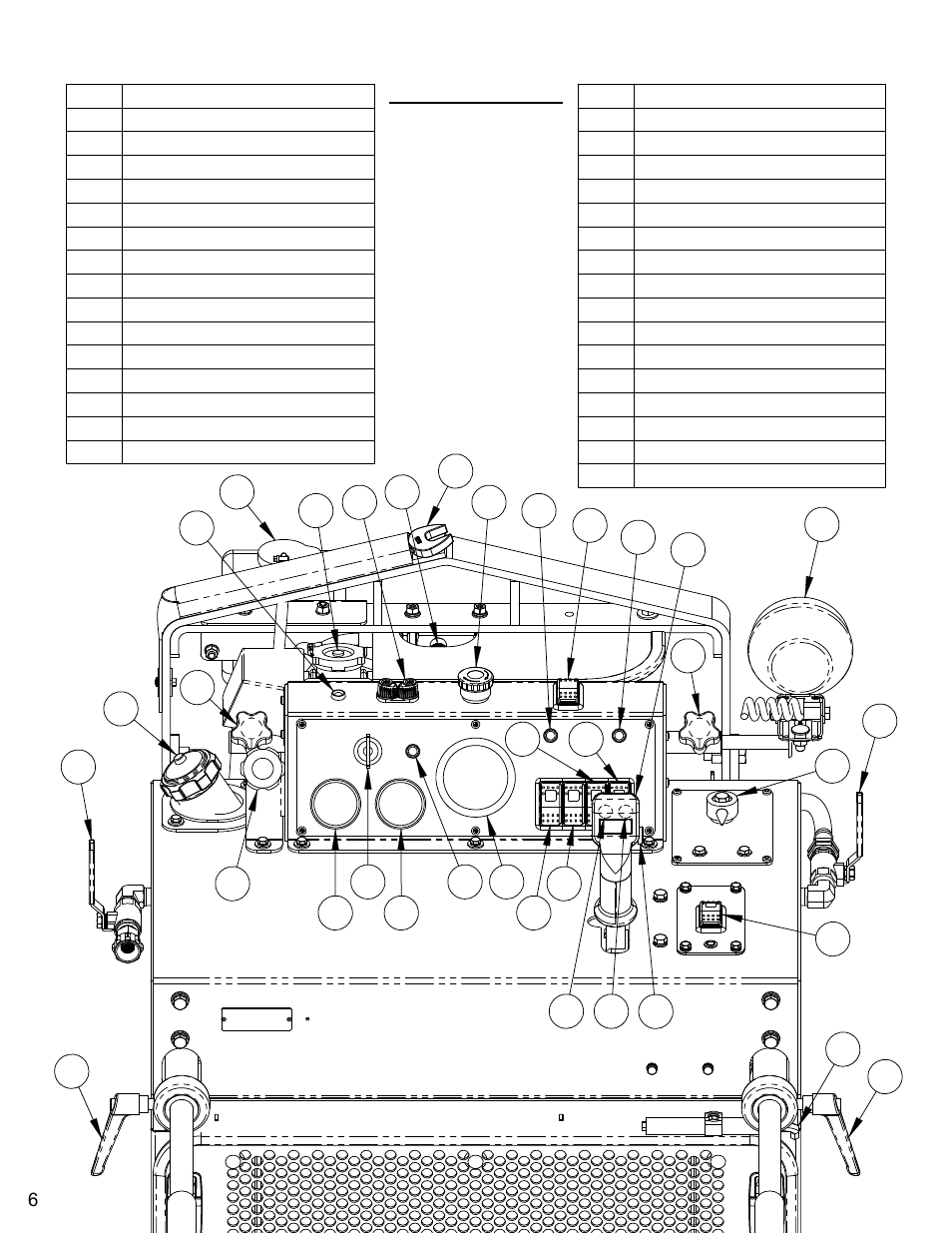 Controls legend | Diamond Products CC7074 User Manual | Page 6 / 92