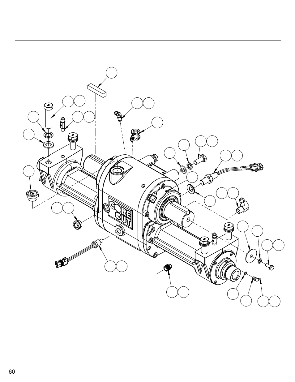 Blade shaft assembly | Diamond Products CC7074 User Manual | Page 60 / 92