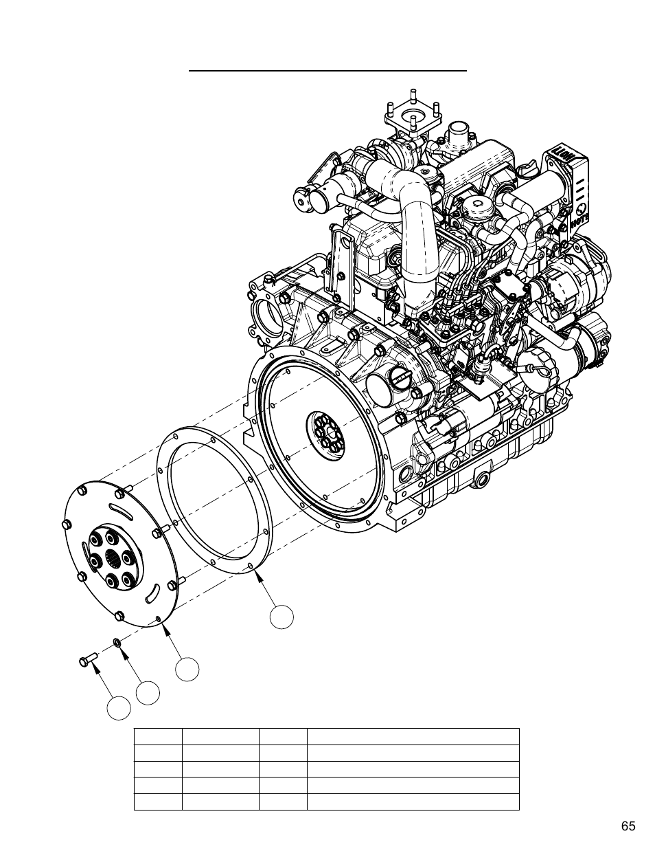 Flywheel coupling assembly | Diamond Products CC7074 User Manual | Page 65 / 92