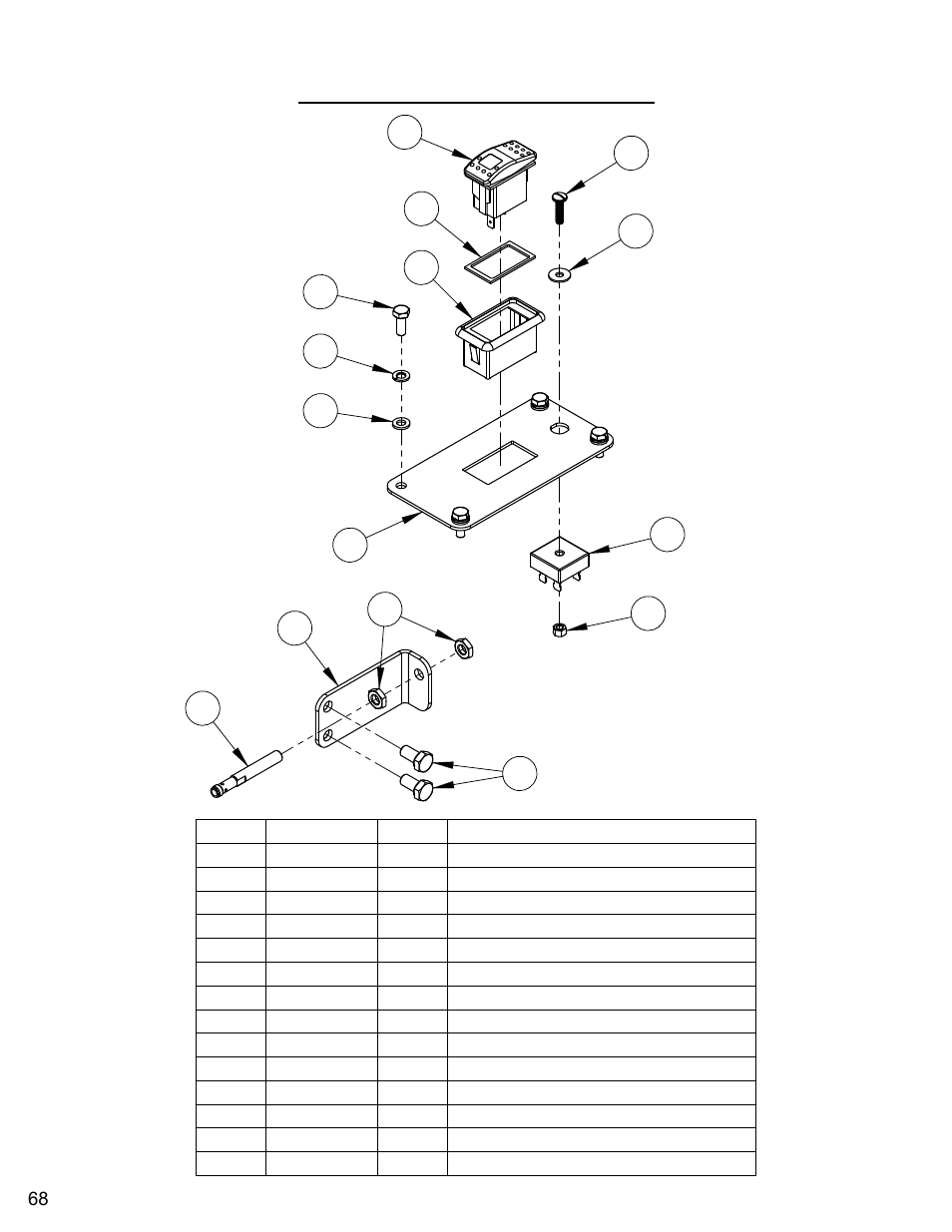 Clutch switch assembly | Diamond Products CC7074 User Manual | Page 68 / 92