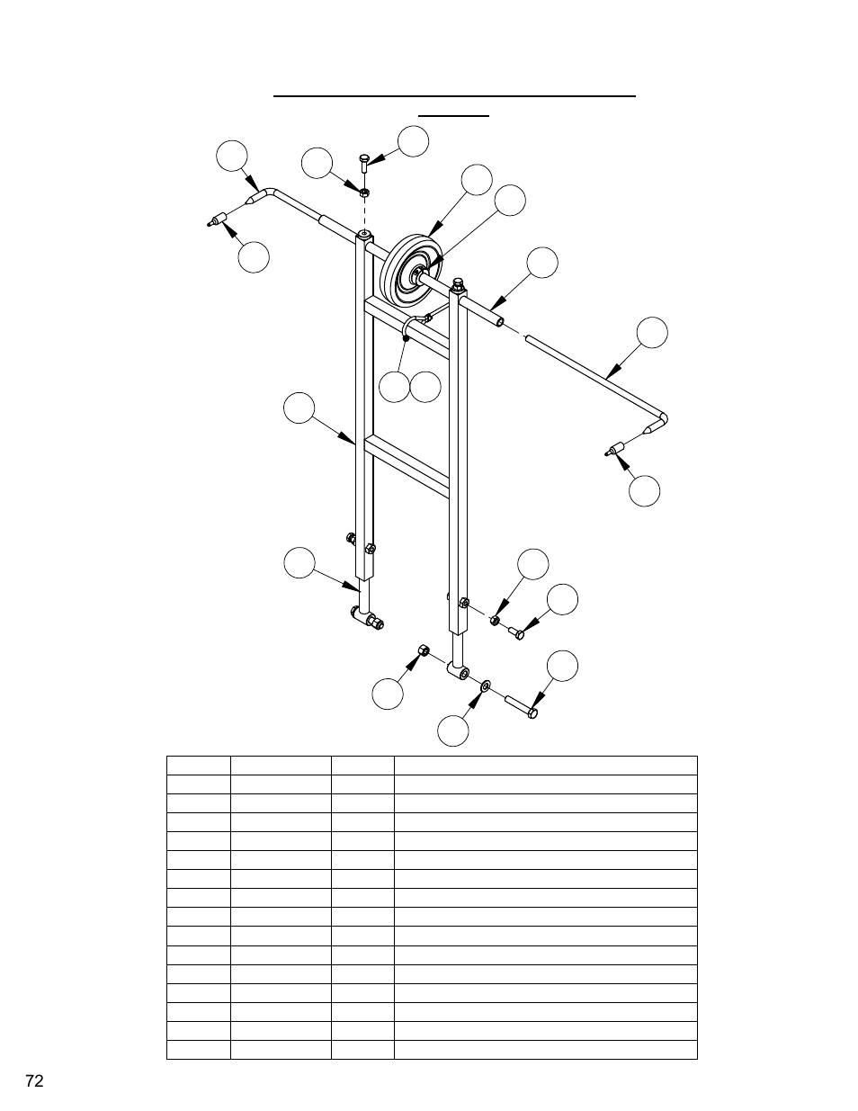 Front pointer assembly | Diamond Products CC7074 User Manual | Page 72 / 92