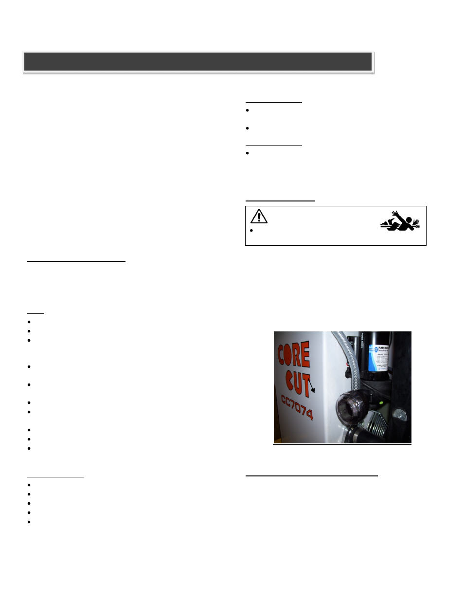 Maintaining the cc7074 | Diamond Products CC7074 User Manual | Page 24 / 44