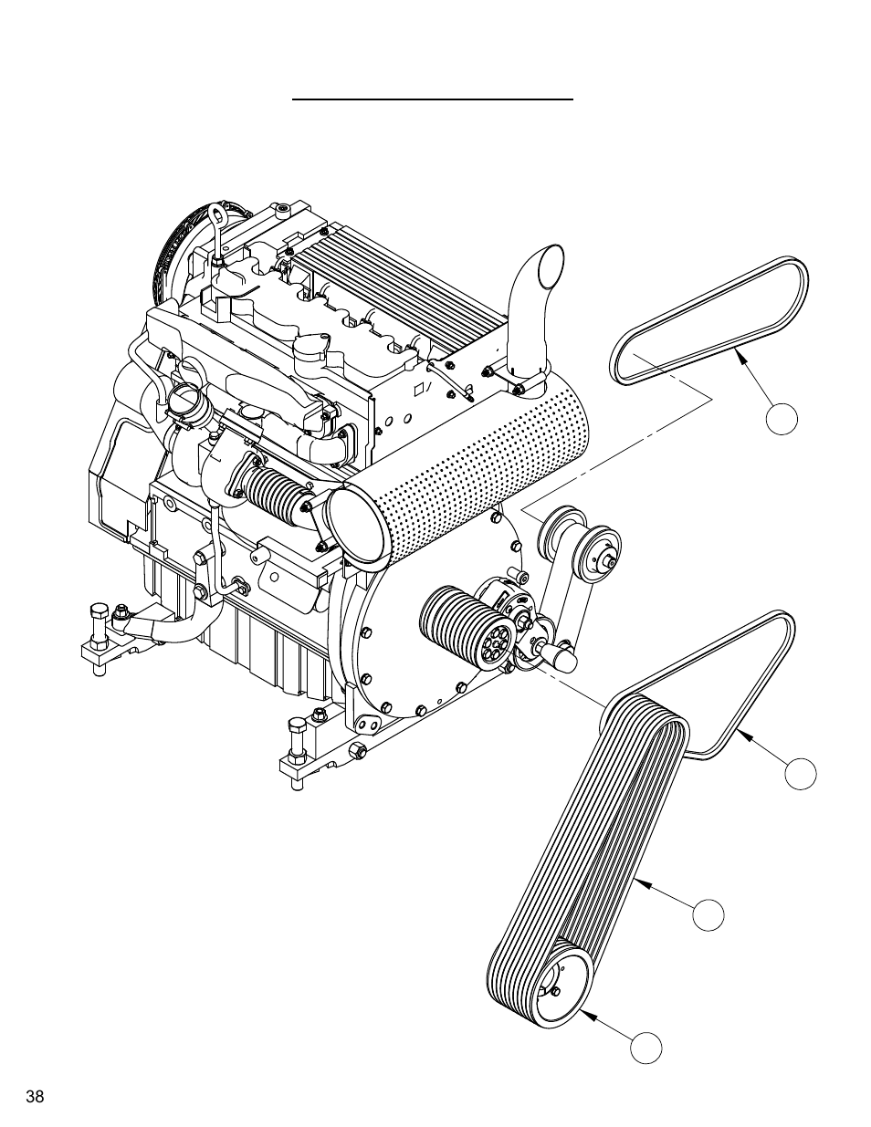 Belt drive assembly | Diamond Products CC7172 User Manual | Page 38 / 80