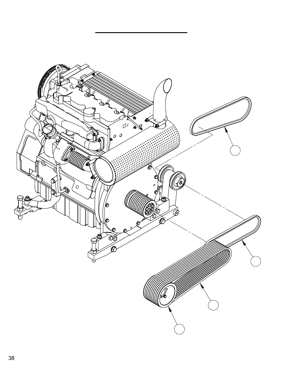 Belt drive assembly | Diamond Products CC7272 User Manual | Page 38 / 80