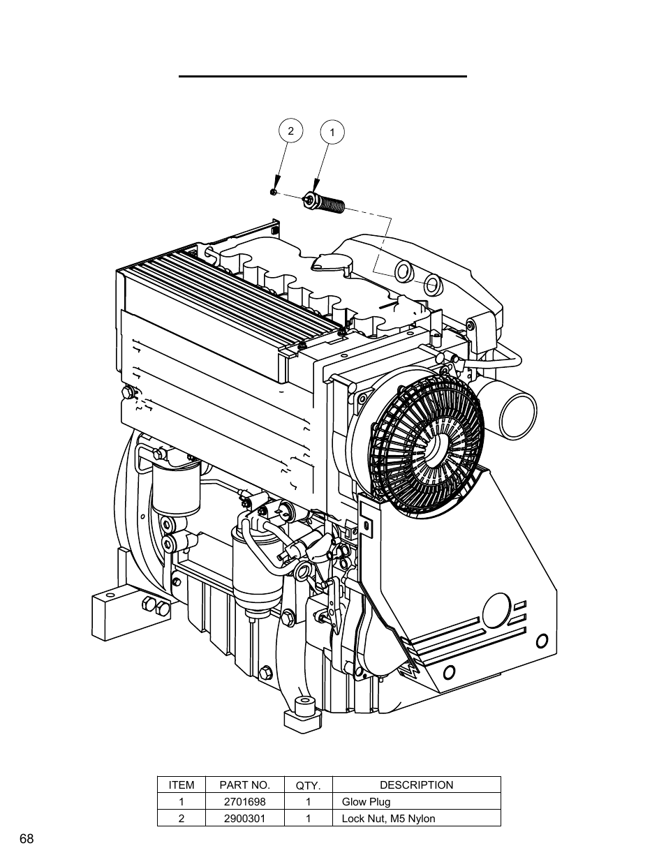Optional glow plug assembly | Diamond Products CC7272 User Manual | Page 68 / 80