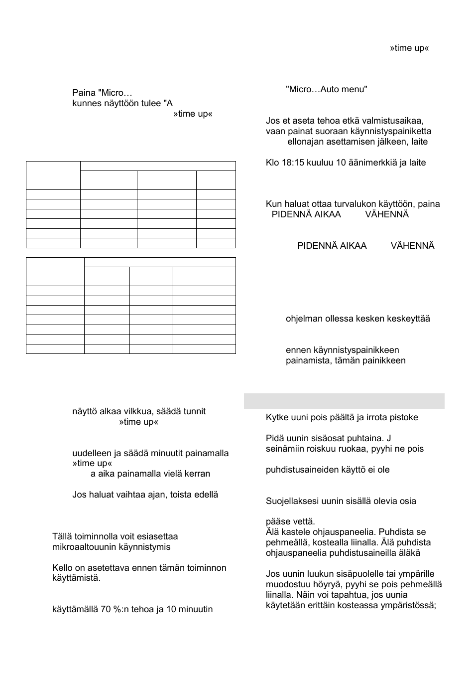 Mikroaaltouunin huolto | Gorenje GMO-25 Ora Ito User Manual | Page 138 / 169