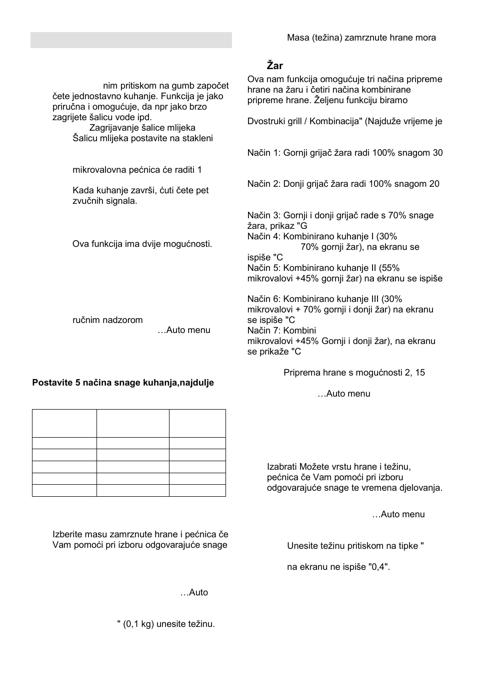 Uputstva za upravljanje | Gorenje GMO-25 Ora Ito User Manual | Page 14 / 169